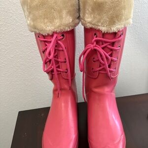 Women’s pink Muck boots